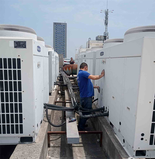 孝义中央空调制热和不制冷系统维修方法